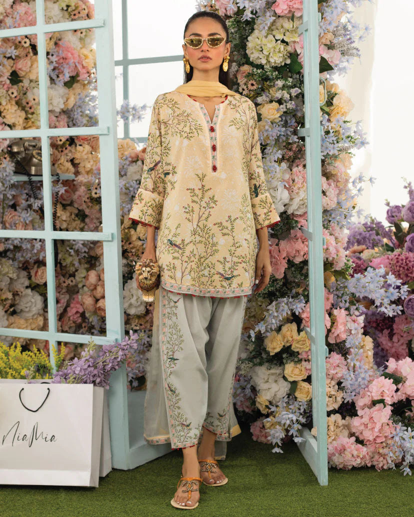 Classic Lawn Kurta Set with Subtle Grace