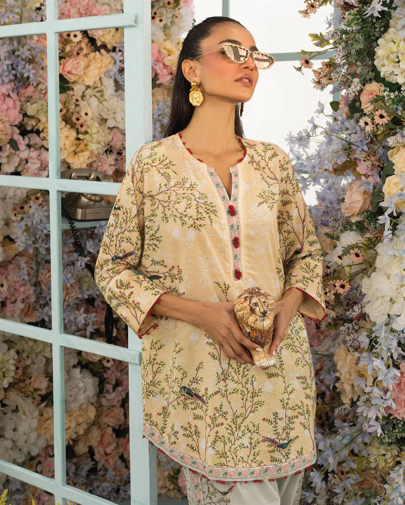 Classic Lawn Kurta Set with Subtle Grace