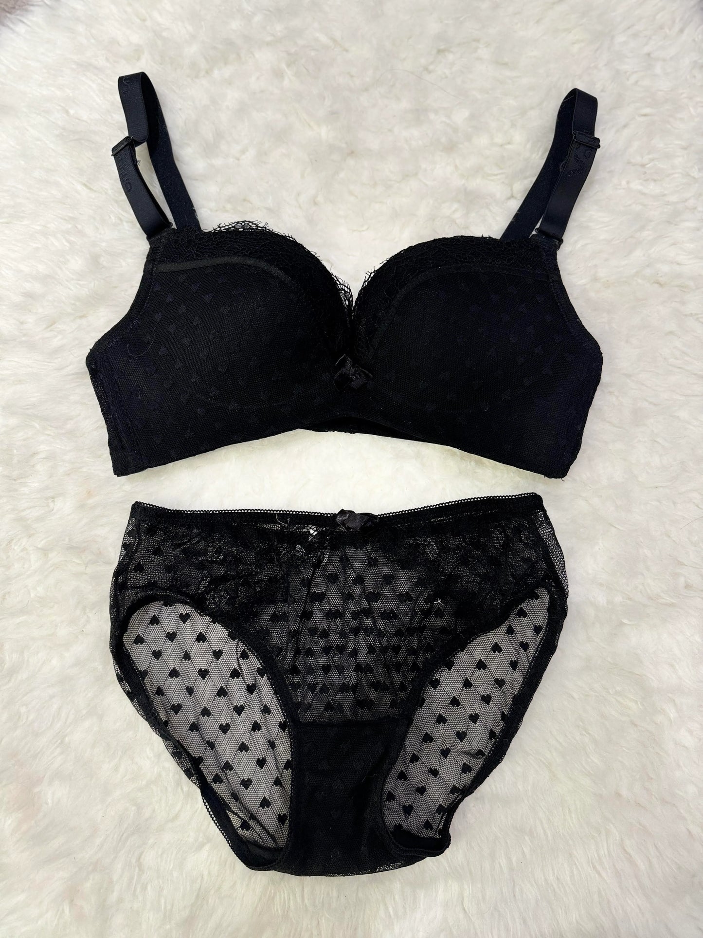 Secret of Silk Spandex Padded Bra and Panty Set