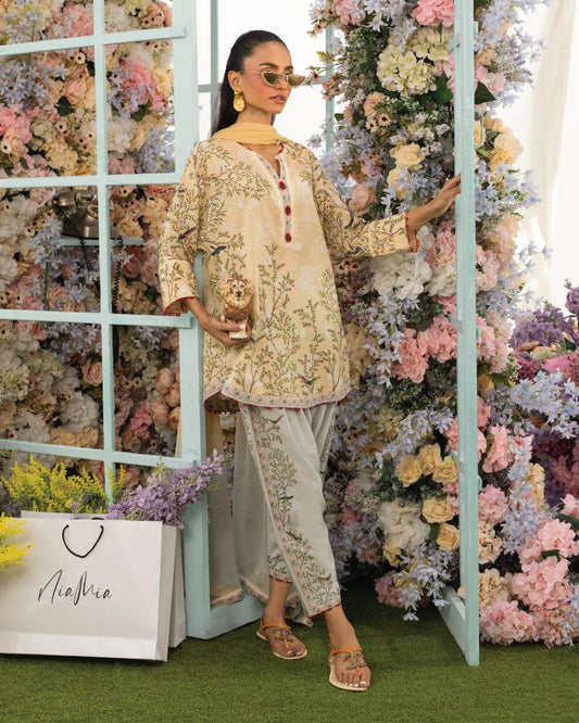 Classic Lawn Kurta Set with Subtle Grace