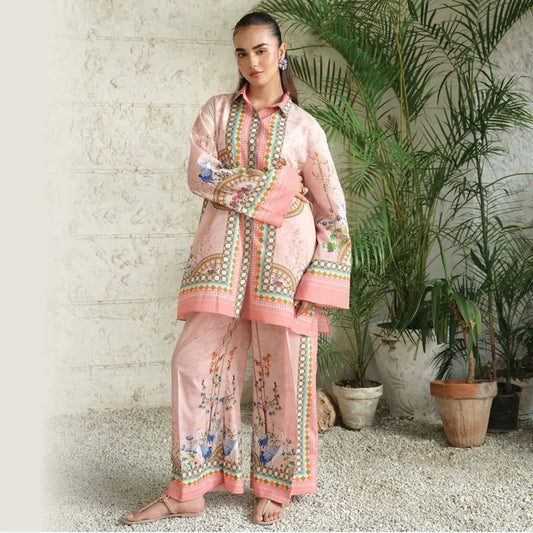 Elegant Winter Crepe Printed 2-Piece Suit - Stylish & Comfortable