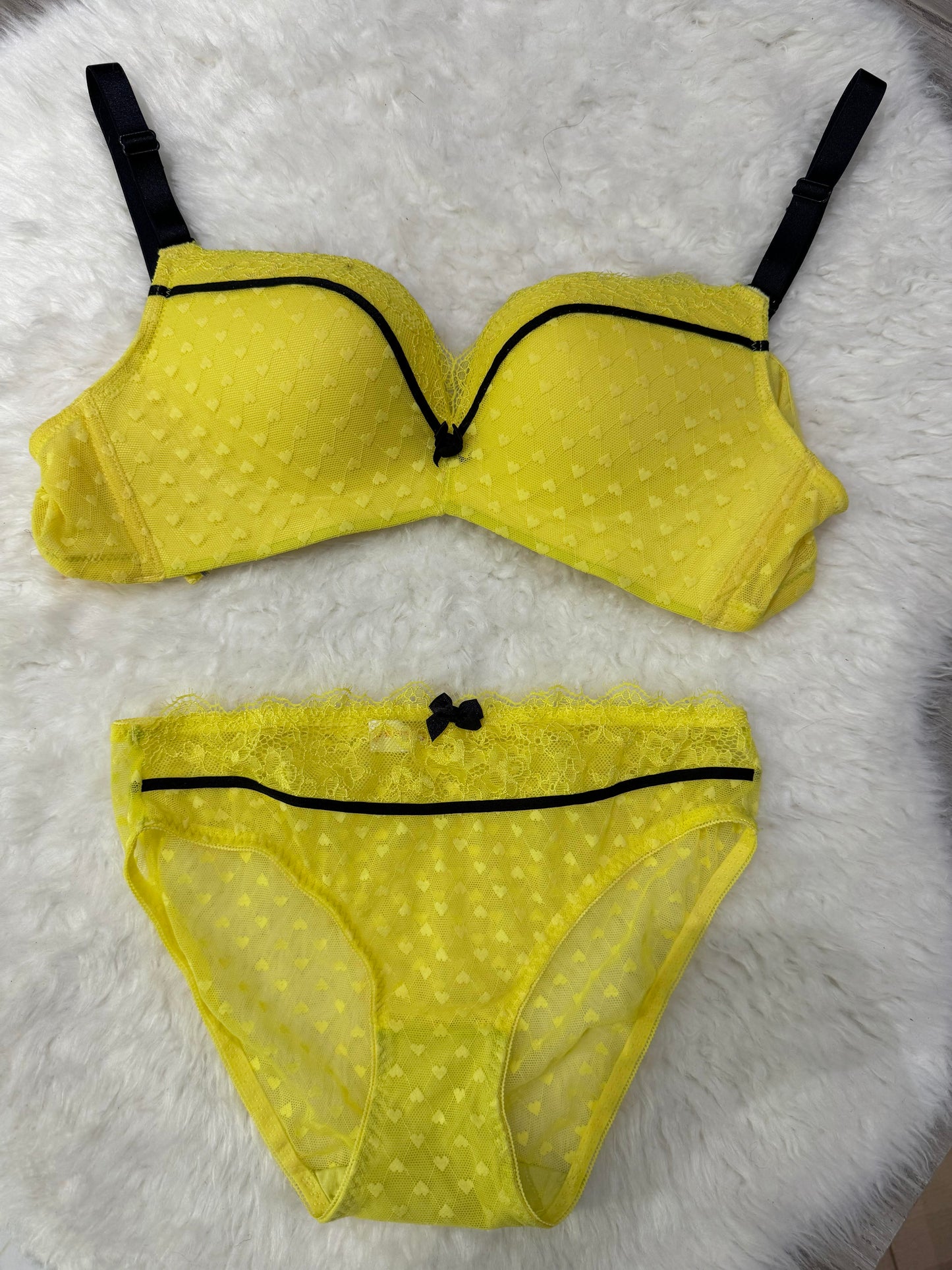 Secret of Silk Spandex Padded Bra and Panty Set